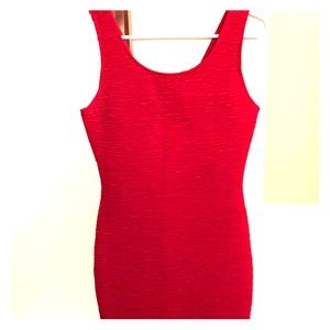 Form fitting "little red dress"